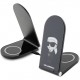Док-станция Karl Lagerfeld MagSafe Wireless Desk Foldable charger 15W NFT Karl Ikonik, цвет Черный (KLDCRFALKINK)
