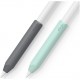 Чехол Elago Grip silicone holder (2 шт.) для Apple Pencil 2, цвет Светло-серый/Мятный (EAPEN2-GRIP-DGMT)