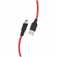 Кабель Hoco X21 Plus Food Charge Silicone Data Cable for Micro-USB 2.4 А 2 м, цвет Красный