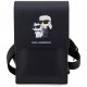 Сумка Karl Lagerfeld Wallet Phone Pouch Saffiano NFT Karl & Choupette для смартфонов, цвет Черный (KLWBSAKCPMK)