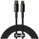 Кабель Baseus Tungsten Gold Fast Charging Cable USB Type-C - Lightning 20W 2 м, цвет Черный (CATLWJ-A01)