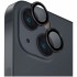 Защитное стекло Uniq Optix Camera Lens protector Aluminium (3 шт.) 0.25 мм для камеры iPhone 14/14 Plus, цвет Черный (Black) (IP6.1-6.7M-LENSBLK)