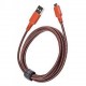 Кабель EnergEA Nylotough Micro-USB 1.5 м, цвет Красный (CBL-NTAM-RED150)