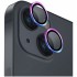Защитное стекло Uniq Optix Camera Lens protector Aluminium (3 шт.) 0.25 мм для камеры iPhone 14/14 Plus, цвет Радужный (Iridescent) (IP6.1-6.7M-LENSIRD)