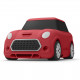 Силиконовый чехол с карабином Elago Mini Car Silicone Hang case для AirPods 1&2, цвет Красный (EAP-MINICAR-RD)