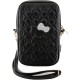 Сумка Hello Kitty Phone ZIP Bag PU leather Quilted Bows with Strap для смартфонов, цвет Черный (HKPBPEKHBPK)