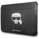 Чехол Karl Lagerfeld Ikonik Karl Sleeve для ноутбуков 13-14", цвет Черный (KLCS14KHBK)