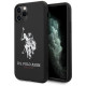 Чехол U.S. Polo Assn. Liquid silicone Big horse Hard для iPhone 11 Pro, цвет Черный (USHCN58SLHRBK)