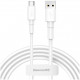 Кабель Baseus Mini White Cable USB - USB Type-C 3 A 1 м, цвет Белый (CATSW-02)