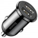 Автомобильное зарядное устройство Baseus Grain Pro Car Charger (Dual USB 4.8A), цвет Черный (CCALLP-01)