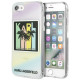 Чехол Karl Lagerfeld TPU Kalifornia Dreams Hard для iPhone 7/8/SE 2020, цвет Переливающийся (KLHCI8IRKD)