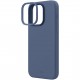 Чехол Uniq LINO (MagSafe) для iPhone 15 Pro Max, цвет Синий (IP6.7P(2023)-LINOHMBLU)