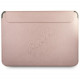 Чехол Guess Sleeve Saffiano Script logo для ноутбуков 13", цвет Розовый (GUCS13PUSASPI)