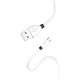 Кабель Hoco X27 Excellent charge High-elastic TPE braid Micro-USB 2.4 А 1.2 м, цвет Белый