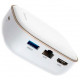 USB-хаб Baseus Type-C HUB Adapter AC Multifunctional Charger (EU), цвет Белый (CAHUB-AU02)