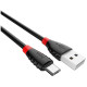 Кабель Hoco X27 Excellent charge High-elastic TPE braid Micro-USB 2.4 А 1.2 м, цвет Черный