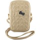Сумка Hello Kitty Phone ZIP Bag PU leather Quilted Bows with Strap для смартфонов, цвет Золотой (HKPBPEKHBPD)