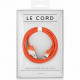 Кабель Le Cord Aquarelle Orange Lightning 1.2 м, цвет Оранжевый