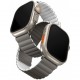 Ремешок Uniq Revix reversible Magnetic для Apple Watch 49/45/44/42 мм, цвет Серый/Белый (Grey/White) (49MM-REVDWHTCGRY)