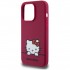 Чехол Hello Kitty Liquid silicone Dreaming Kitty Hard для iPhone 15 Pro, цвет Красный (HKHCP15LSKCDKP)