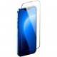 Защитное стекло Baseus All-glass (Dust-proof) (2 шт.) + FastStick 0.3 мм для iPhone 14/13/13 Pro с черной рамкой (SGBL230002)