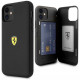 Чехол Ferrari On-Track Cardslot magnetic Hard TPU/PC для iPhone 11, цвет Черный (FESOPHCN61BK)