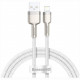 Кабель Baseus Cafule Series USB - Lightning 2.4 A 1 м, цвет Белый (CALJK-A02)