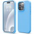 Чехол Elago Soft silicone (Liquid) для iPhone 15 Pro, цвет Океанический синий (ES15SC61PRO-OCBL)