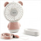 Портативный вентилятор Baseus Dharma bear Fan, цвет Розовый (CXBER-04)