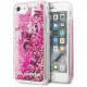 Чехол Karl Lagerfeld Liquid glitter Floatting charms Hard для iPhone SE 2020/8/7, цвет Розовый (KLHCI8ROPI)