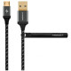 Кабель Momax GO Link Micro-USB Cable DDM11D 1.2 м, цвет Черный