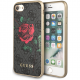 Чехол Guess Flower Desire 4G Hard PU/Roses для iPhone 7/8/SE 2020, цвет Серый (GUHCI84GROG)
