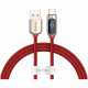 Кабель  Baseus Display Fast Charging Data Cable USB to Type-C 5A 1 м, цвет Красный (CATSK-09)