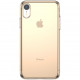 Чехол Baseus Simplicity Series (Basic model) для iPhone XR, цвет Прозрачно-золотой (ARAPIPH61-B0V)