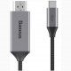 Кабель Baseus Video USB Type-C Male - HDMI 1.8 м, цвет Серый (CATSY-0G)