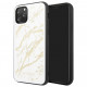 Чехол Guess Double Layer Marble Hard Tempered glass для iPhone 11 Pro Max, цвет Белый (GUHCN65MGGWH)