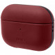 Кожаный чехол Uniq Terra Genuine Leather для AirPods Pro, цвет Красный (AIRPODSPRO-TERMAH)
