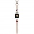 Ремешок Hello Kitty Liquid silicone Kitty Head для Apple Watch 41/40/38 mm, цвет Бежевый (HKAWMSCHBLE)