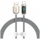 Кабель Baseus Display Fast Charging Data Cable USB Type-C 5A 1 м, цвет Серебристый (CATSK-0S)