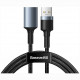 Кабель Baseus Cafule Cable USB 3.0 1 м, цвет Темно-серый (CADKLF-B0G)