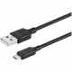 Кабель Momax Zero USB to Micro-USB DM16D 2.4 А 1 м, цвет Черный