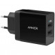Сетевое зарядное устройство Anker PowerPort 2 USB 24W, цвет Черный (A2021L11)