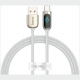 Кабель  Baseus Display Fast Charging Data Cable USB to Type-C 5A 1 м, цвет Белый (CATSK-02)