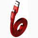 Кабель Baseus Two-in-one Portable Lightning/Micro-USB 1.2 м, цвет Красный (CALMBJ-A09)