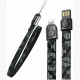 Кабель Baseus Gold Collar Lanyard Data Cable USB - Lightning 2.4 A 85 cм, цвет Черный (Pop Black) (CALJL-BP1)