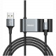 Кабель Baseus Special Data Cable (USB - Lightning + Dual USB), цвет Черный (CALHZ-01)