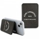 Магнитный картхолдер Karl Lagerfeld Wallet MagSafe Cardslot Stand Saffiano RSG logo, цвет Черный (KLWMSPSARSG3RK)