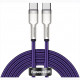 Кабель Baseus Cafule Series USB Type-C - USB Type-C 100W 2 м, цвет Фиолетовый (CATJK-D05)