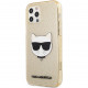 Чехол Karl Lagerfeld TPU Glitters Choupette Hard для iPhone 12/12 Pro, цвет Золотой (KLHCP12MCHTUGLGO)