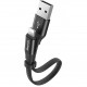 Кабель Baseus Two-in-one Portable Lightning/Micro-USB 0.23 м, цвет Черный (CALMBJ-01)